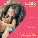 Cadeirinha Infantil para Carro Litet 0-36kgs Isofix 4Stages - BB339