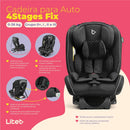 Cadeirinha Infantil para Carro Litet 0-36kgs Isofix 4Stages - BB339
